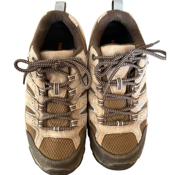 Merrell Women's Moab 2 Waterproof Hiking Shoe with Vibram Soles Women’s Size 8.5 - Picture 3 of 5